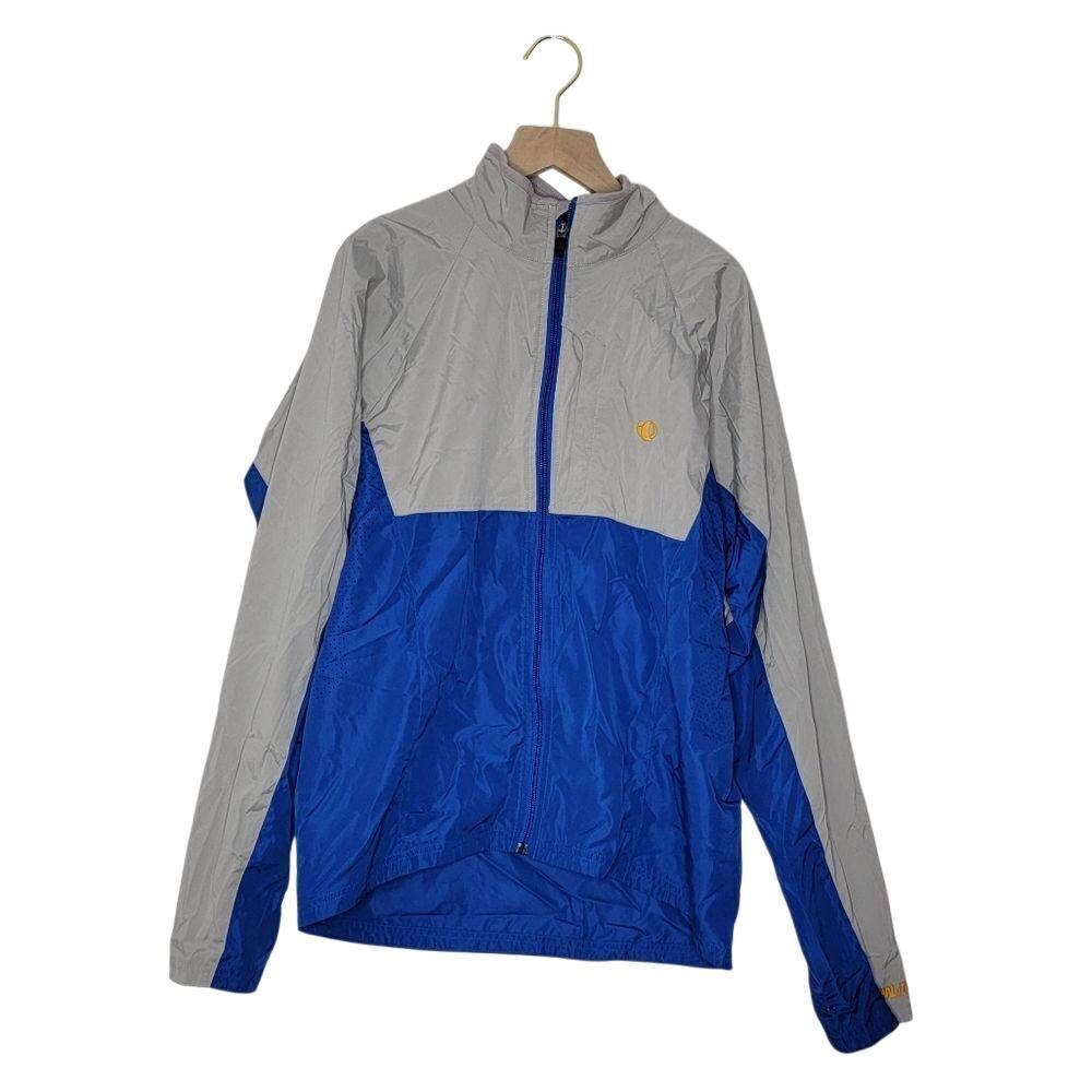 Pearl Izumi Jacket Size Medium Full Zip Cycling Active Blue Gray Men's